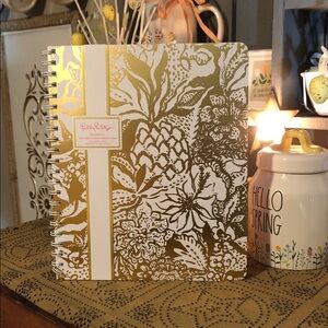 Lilly Pulitzer Spiral Notebook Featured in Safari Sangria Gold